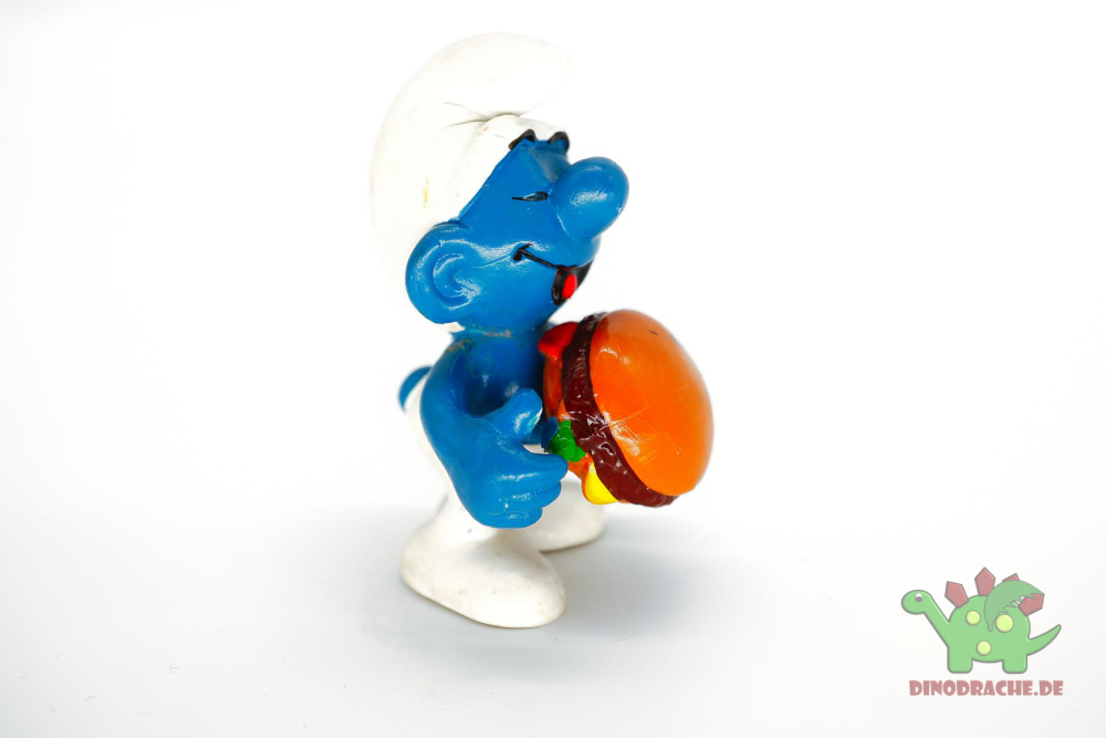 Schleich Schlumpf mit Hamburger 20158